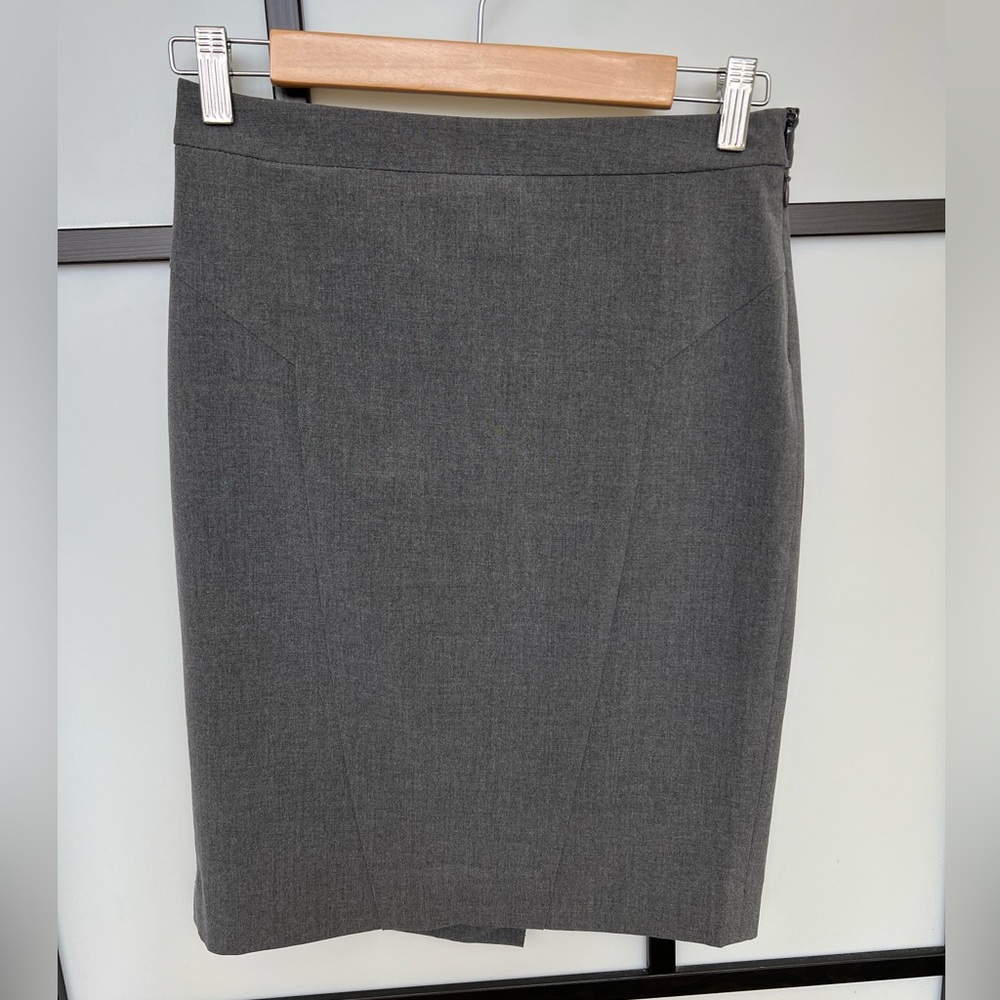 The Limited Collection Pencil Skirt Gray XS 0 Office Siren Corpcore Xsmall